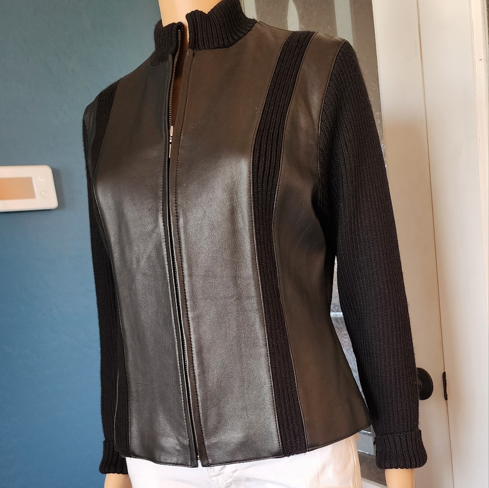 LEATHER WORTHINGTON JACKET SZ M